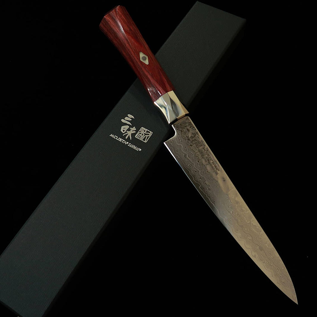 【Novo Clássico】MCUSTA ZANMAI Supreme 3 Martelado Petty Vermelho (90-150mm)
