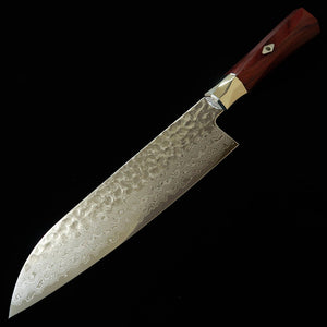 【新定番】三昧MCUSTA ZANMAI シュプリーム3 鎚目 三徳 赤（180mm）