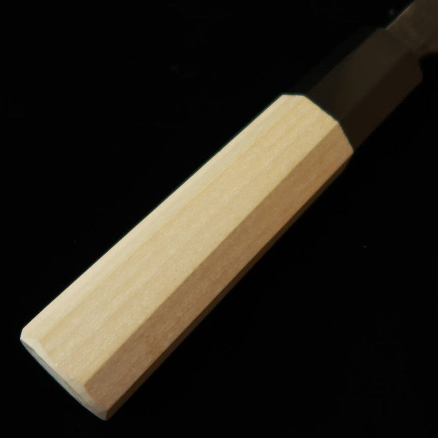 三浦MIURA 出刃 白紙二号 黒打ち 朴八角柄（135/180mm）