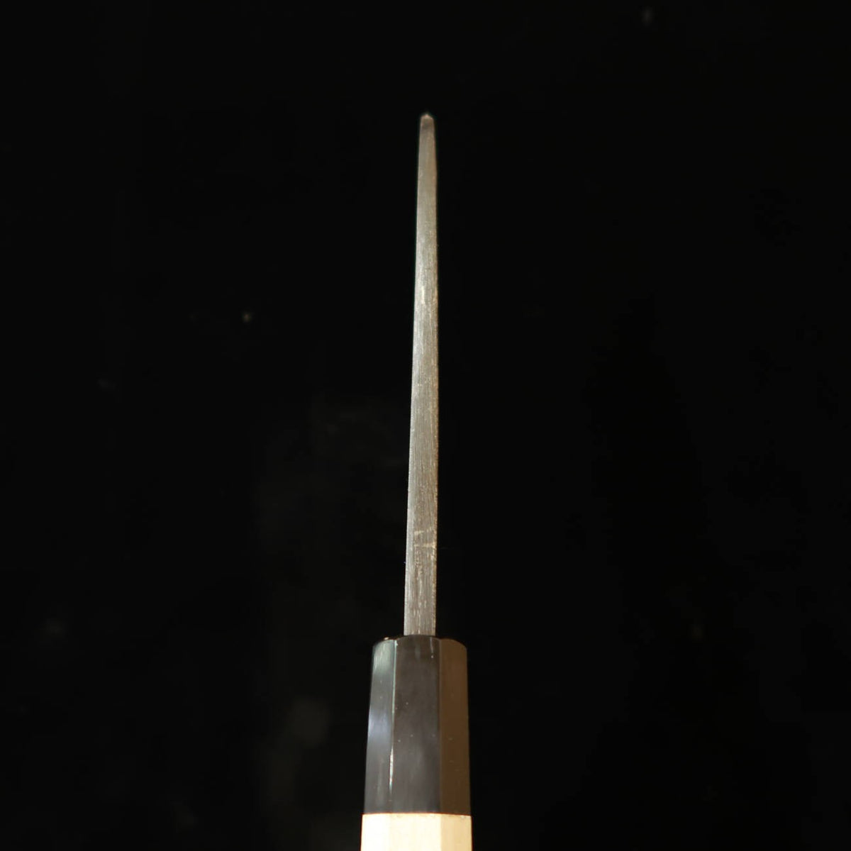 MIURA Deba, Shirogami No. 2 with Kurouchi Finish and Magnolia Wood Octagonal Handle (135/180mm)