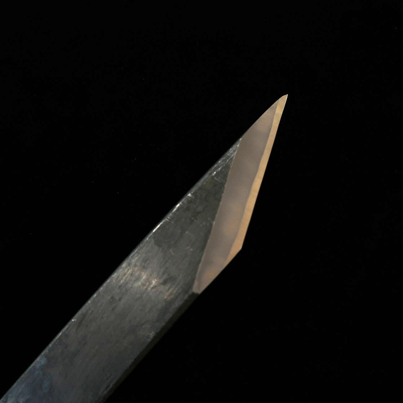 昭三作 切出小刀 青紙二号 黒打ち （27mm）