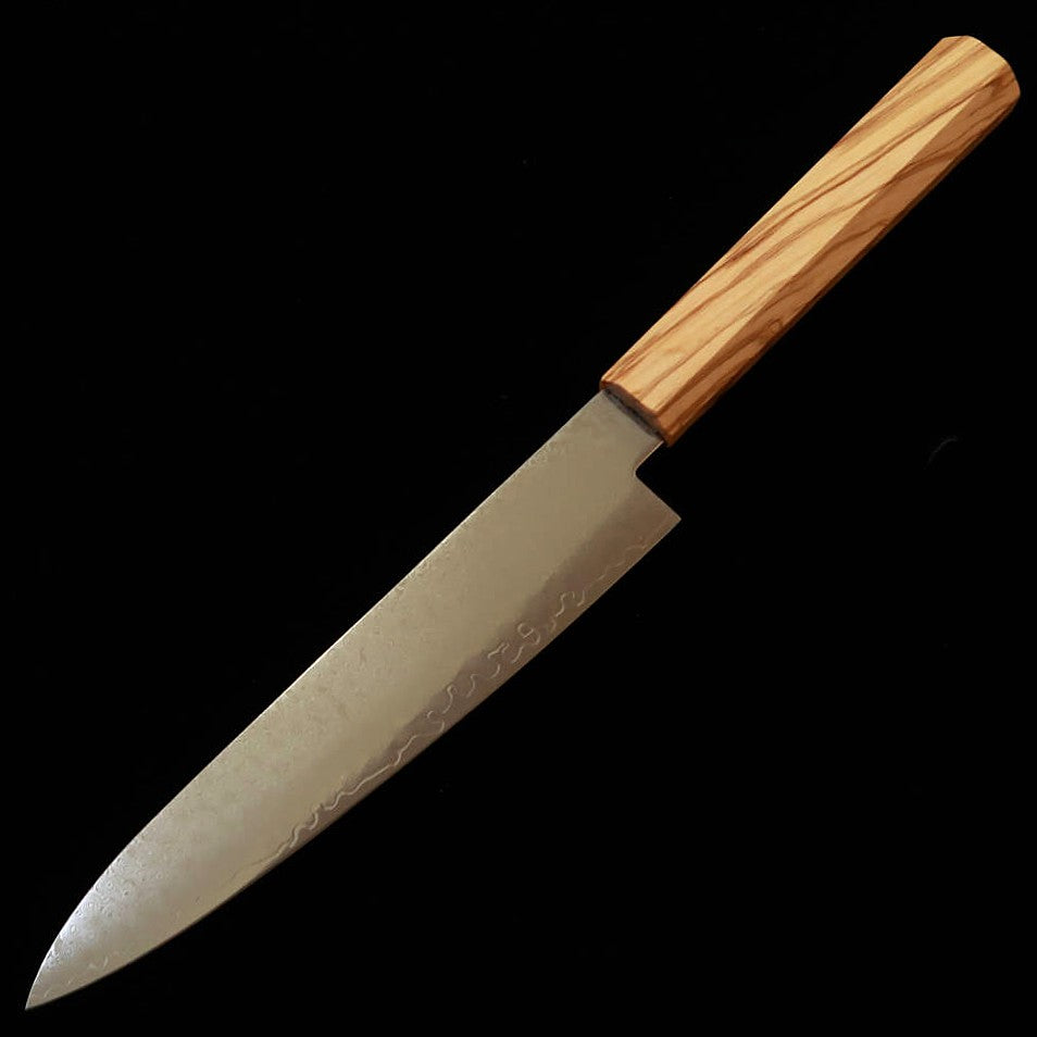 Miura Petty VG10 Full Damascus Olive Wood Handle (150mm)