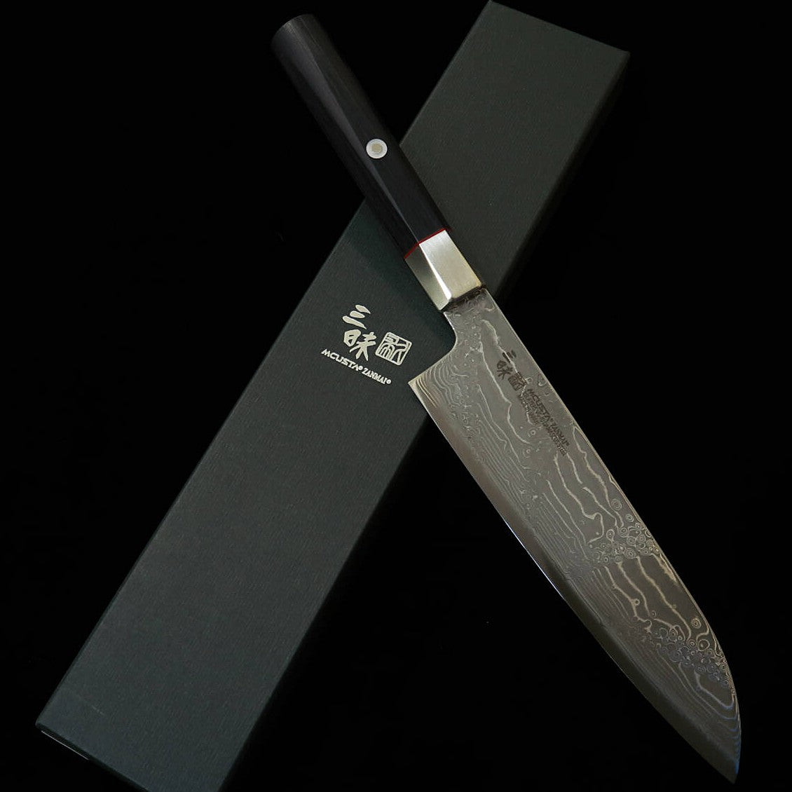 【New Standard】ZANMAI MCUSTA Hybrid 3-Splash Santoku (180mm)