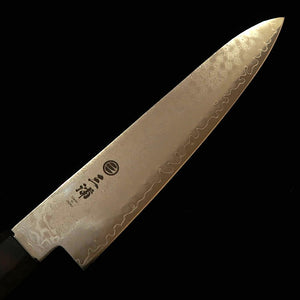 MIURA petty VG10, Damasco integral, cabo integrado em ébano (150 mm)