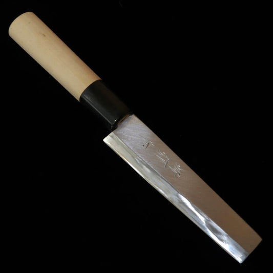 Faca para Enguias Unagisaki Sakai Kikumori Aço Branco Nº 2 com Cabo de Magnólia (105mm)
