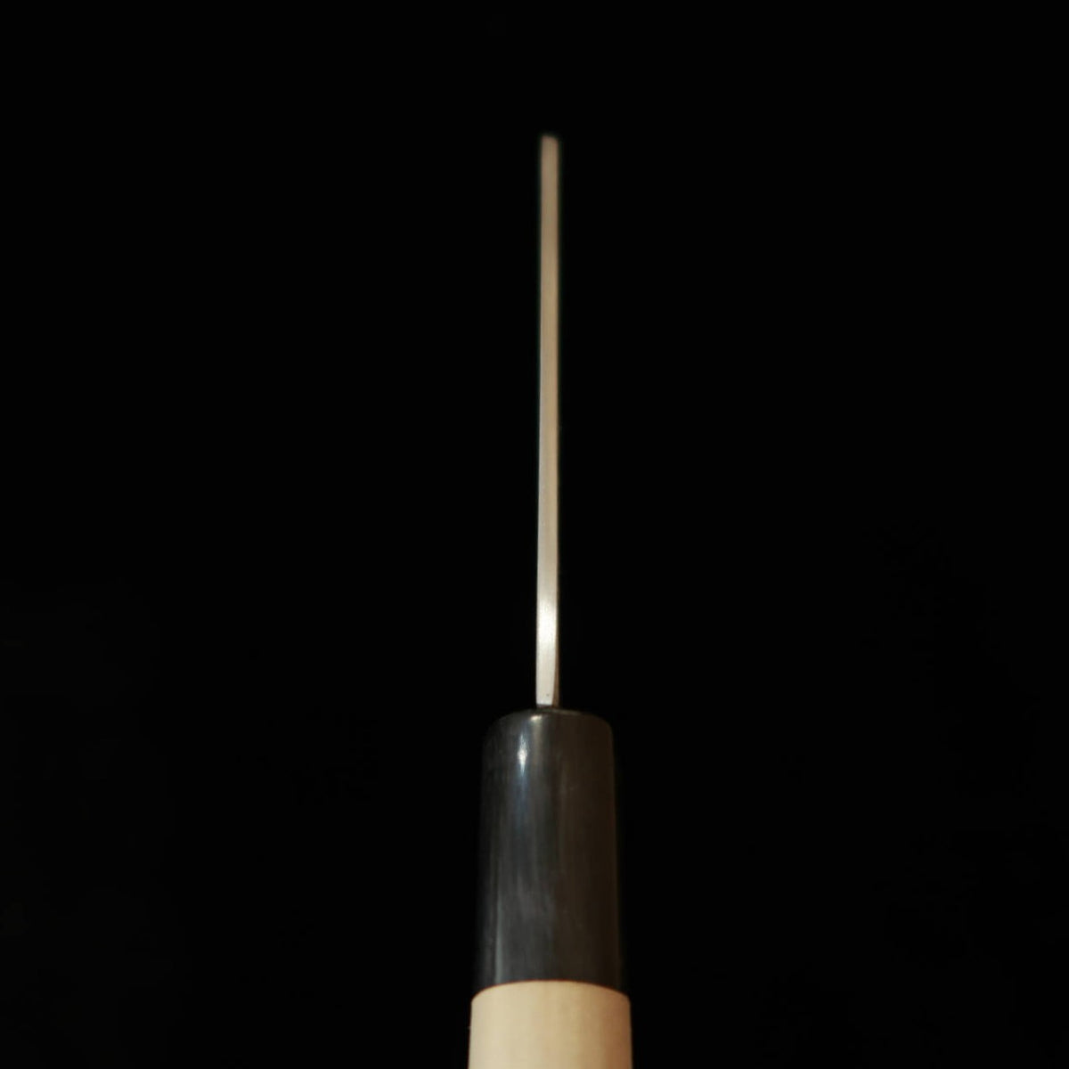 SAKAI KIKUMORI – Acier blanc n°2, manche corne de buffle, couteau à anguille type Nagoya (105 mm)
