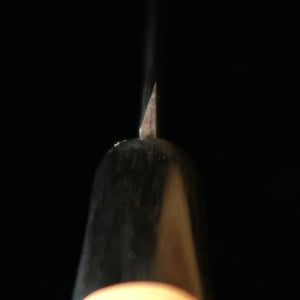 SAKAI KIKUMORI – Acier blanc n°2, manche corne de buffle, couteau à anguille type Nagoya (105 mm)