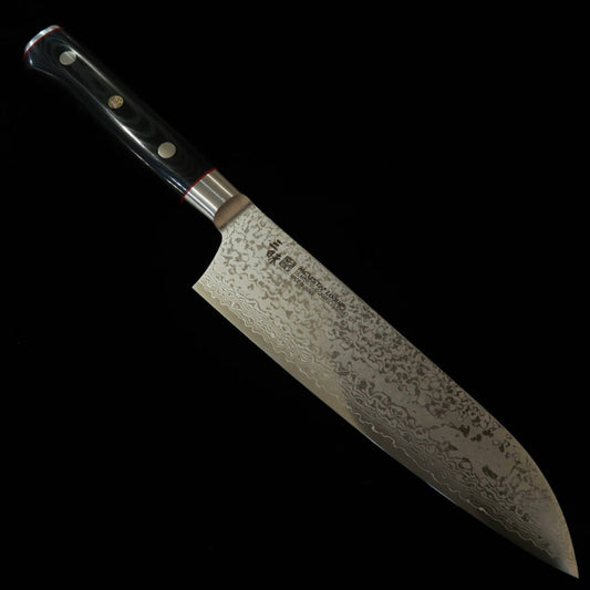[Novo Clássico] MCUSTA ZANMAI Classic Pro 3 Damasco Zebra Santoku (180mm)