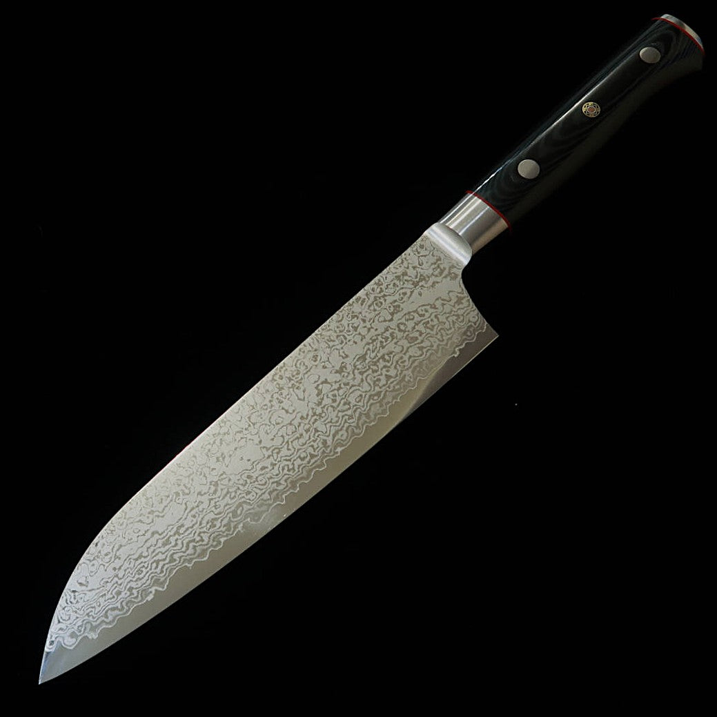 [Novo Clássico] MCUSTA ZANMAI Classic Pro 3 Damasco Zebra Santoku (180mm)