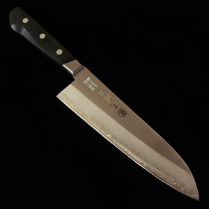 Miura MIURA santoku aço sueco, cabo em laminado preto (180 mm)