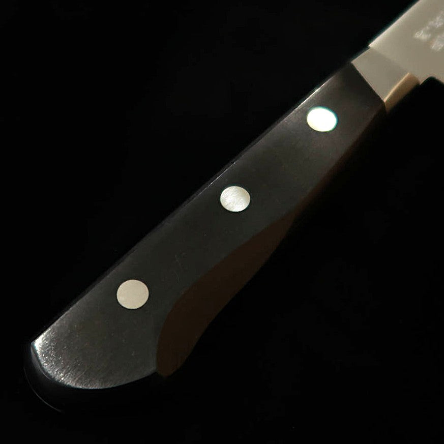 三浦MIURA 三徳 スウェーデン鋼 黒合板柄（180mm）