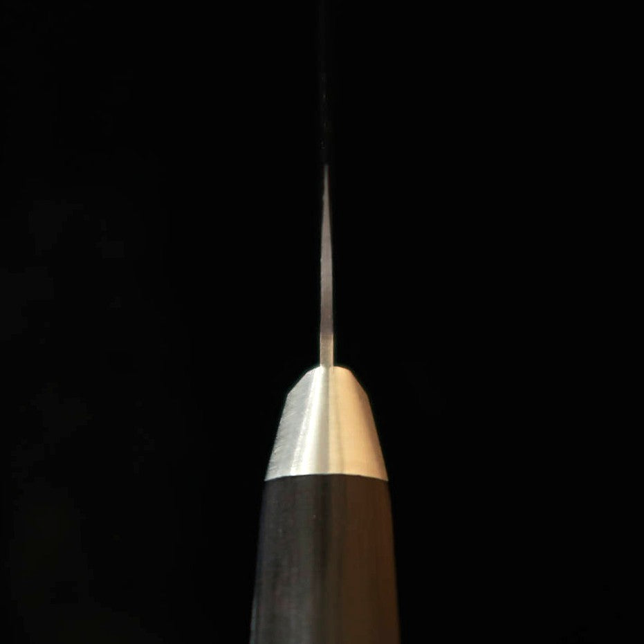 三浦MIURA 三徳 スウェーデン鋼 黒合板柄（180mm）