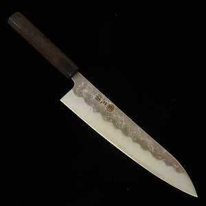 三浦MIURA 牛刀 銀紙三号 梨地 黒檀八角柄（210mm）