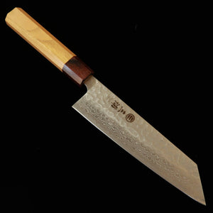 Miura MIURA bunka Gingami #3, acabado martillado, damasco, mango de zelkova (170 mm)