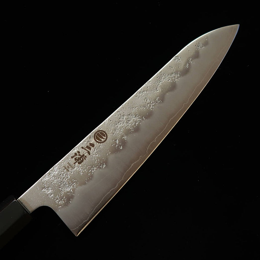 三浦MIURA 牛刀 銀紙三号 梨地 黒檀八角柄（210mm）