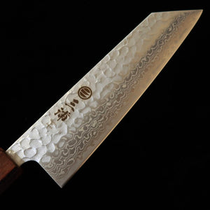 Miura MIURA bunka Gingami #3, acabado martillado, damasco, mango de zelkova (170 mm)