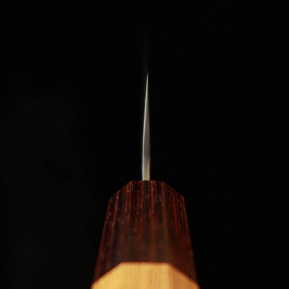 Miura MIURA bunka Gingami #3, acabado martillado, damasco, mango de zelkova (170 mm)
