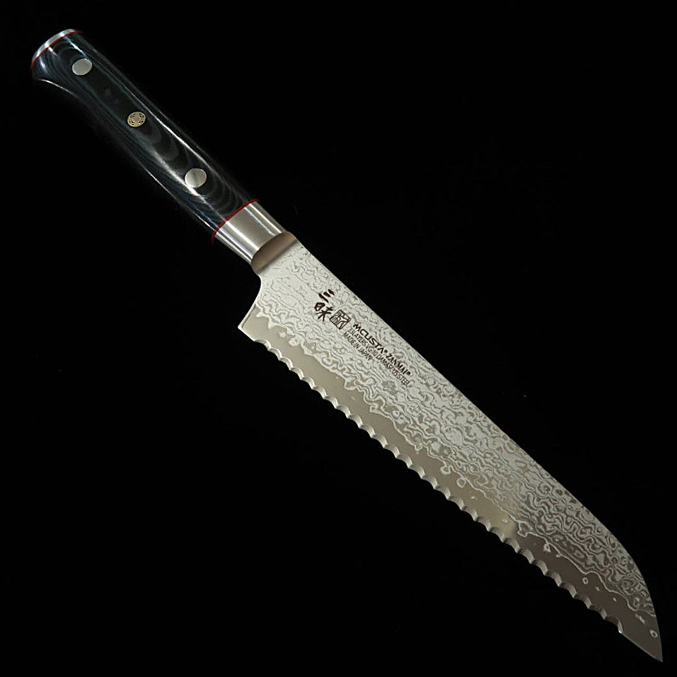 [Novo Clássico] Zanmai MCUSTA ZANMAI Classic Pro 3 Damascus Zebra Faca de Pão (160/230mm)