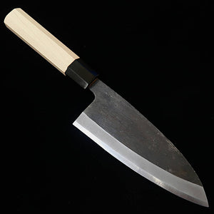 三浦MIURA 小出刃 白紙二号 黒打ち メープル水牛柄（150mm）
