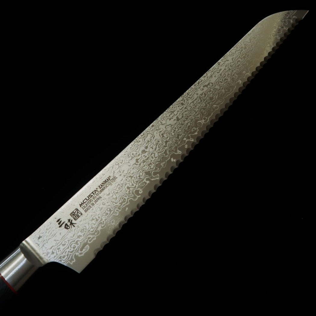 [Nouveau classique] Zanmai MCUSTA ZANMAI Classic Pro 3 Damas Zebra Couteau à pain (160/230 mm)