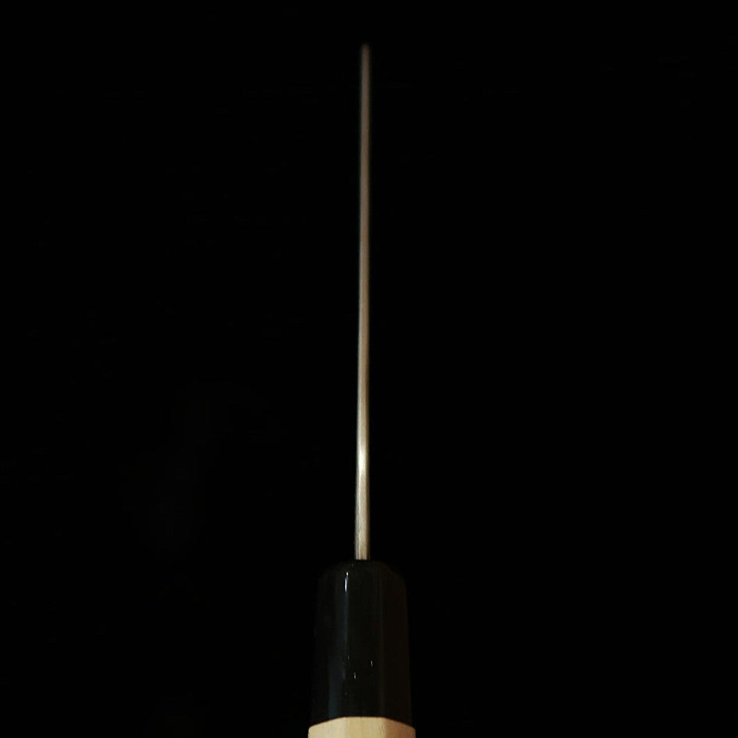堺菊守 SAKAI KIKUMORI 菊月 梨 菜切 白紙二号 朴八角柄 (180mm)