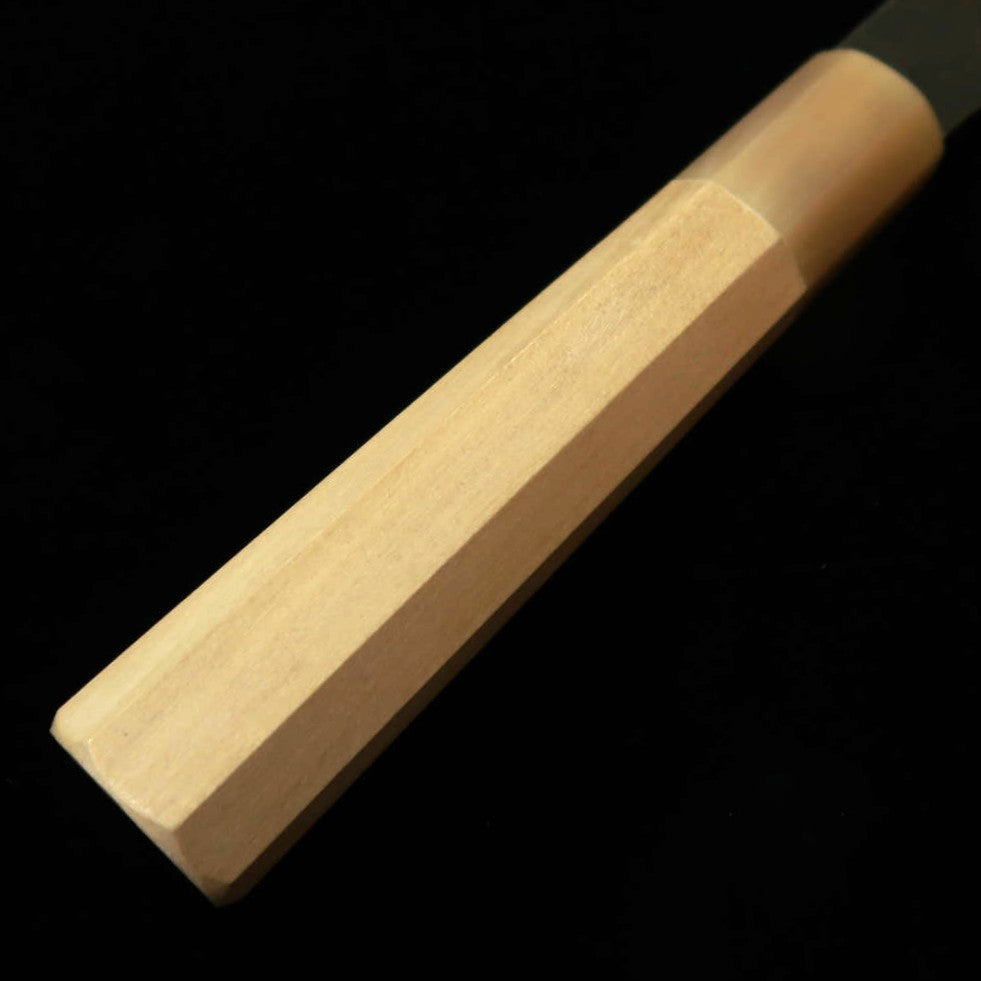 三浦頂MIURA Itadaki 田中義一 三徳 白紙二号 黒打ち 水牛朴八角柄 （180mm）