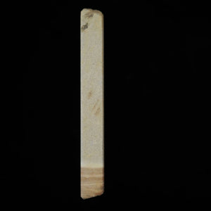 Miotsukushihime Pedra de amolar natural Iyo Meito M46 Kokuzo Kuro 76×214×27 mm
