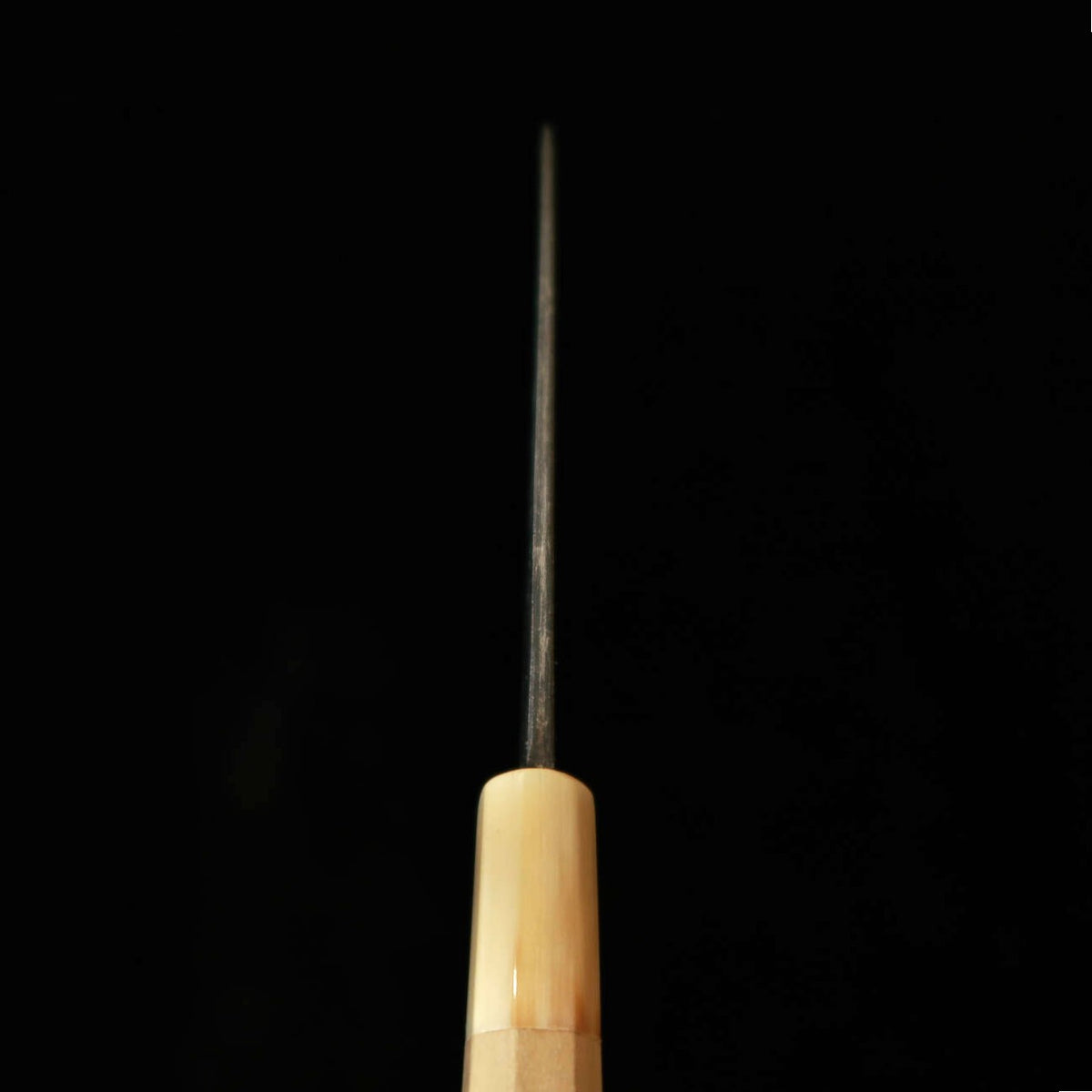 MIURA Itadaki – Petty par Giichi Tanaka, acier Shirogami n°2, finition kuro-uchi, manche octogonal en magnolia (150 mm)