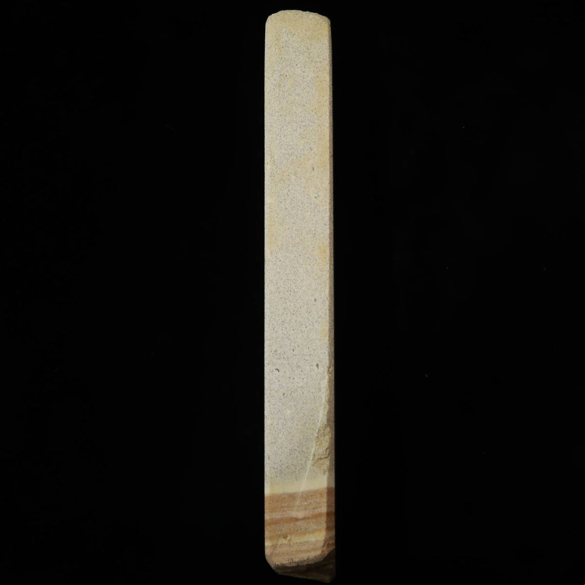 Miotsukushihime Pedra de amolar natural Iyo Meito M46 Kokuzo Kuro 76×214×27 mm