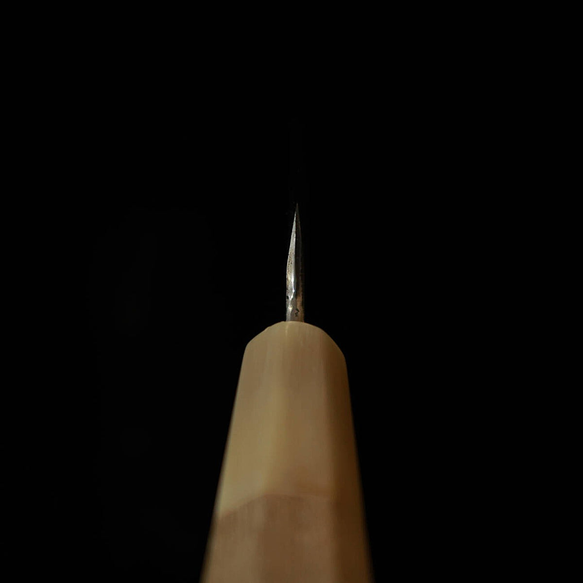 MIURA Itadaki – Petty par Giichi Tanaka, acier Shirogami n°2, finition kuro-uchi, manche octogonal en magnolia (150 mm)