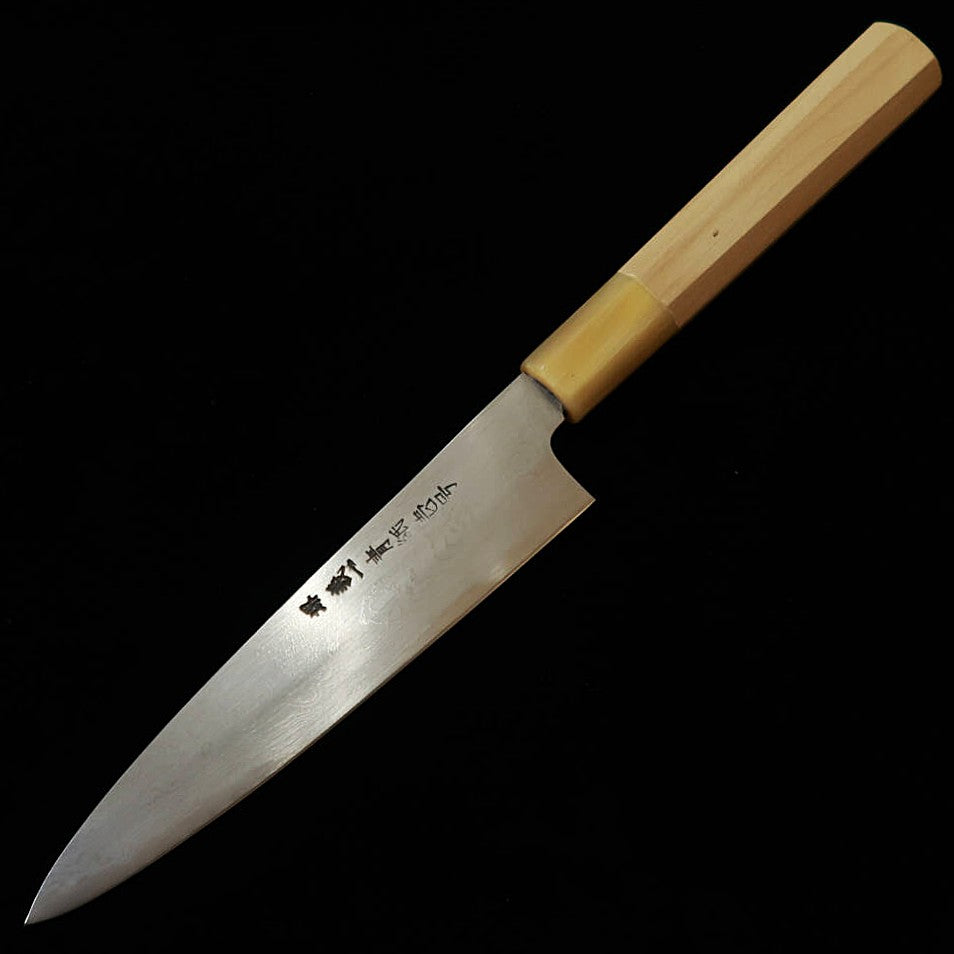三浦頂MIURA Itadaki 田中義一 ペティ 青紙一号 ダマスカス 朴八角柄（150mm）