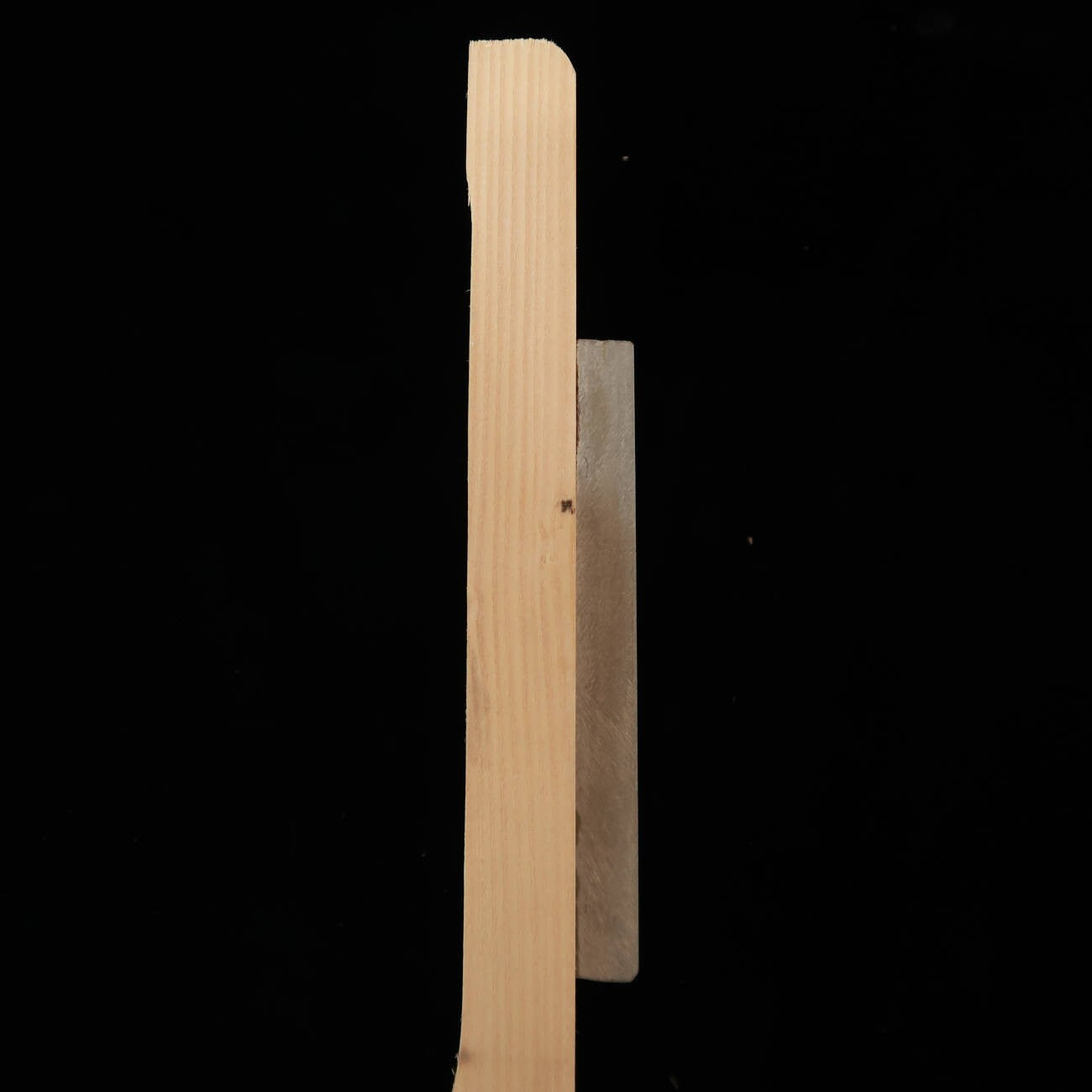 Pedra de amolar natural Nakayama Asagi modelo couro com base (45×135×11mm)