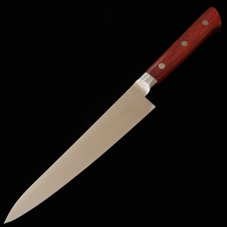 Seki Souma Molybdenum Steel Petty Knife with Red Plywood Handle (150mm)