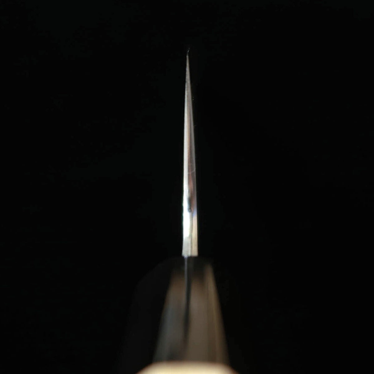 SAKAI KIKUMORI Kikuzuki Gyuto, Blue Steel No. 1, Uzu finish with an Octagonal Paulownia Handle (240mm)