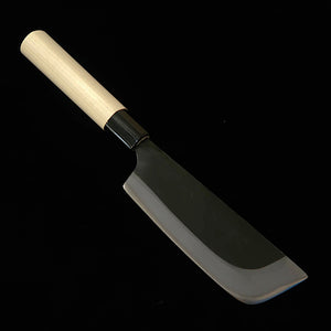 Miura faca de colheita, aço Aogami #2, acabamento negro, cabo em magnólia (135 mm)