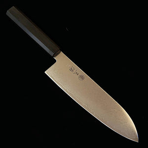 MIURA Miura santoku VG10, damasco total, cabo integral em ébano (180 mm)