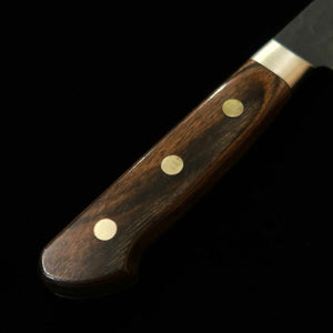 Miura MIURA Gyuto Aogami Super Kurouchi Tsuchime Guarda com Cabo Marrom Escuro (210 mm)