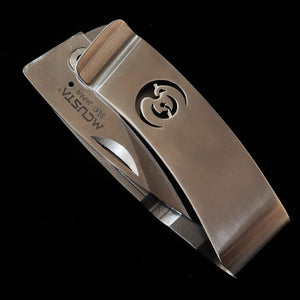 MCUSTA – clip de poche « blason de famille » grue MC-0083, couteau pince-argent (50 mm)
