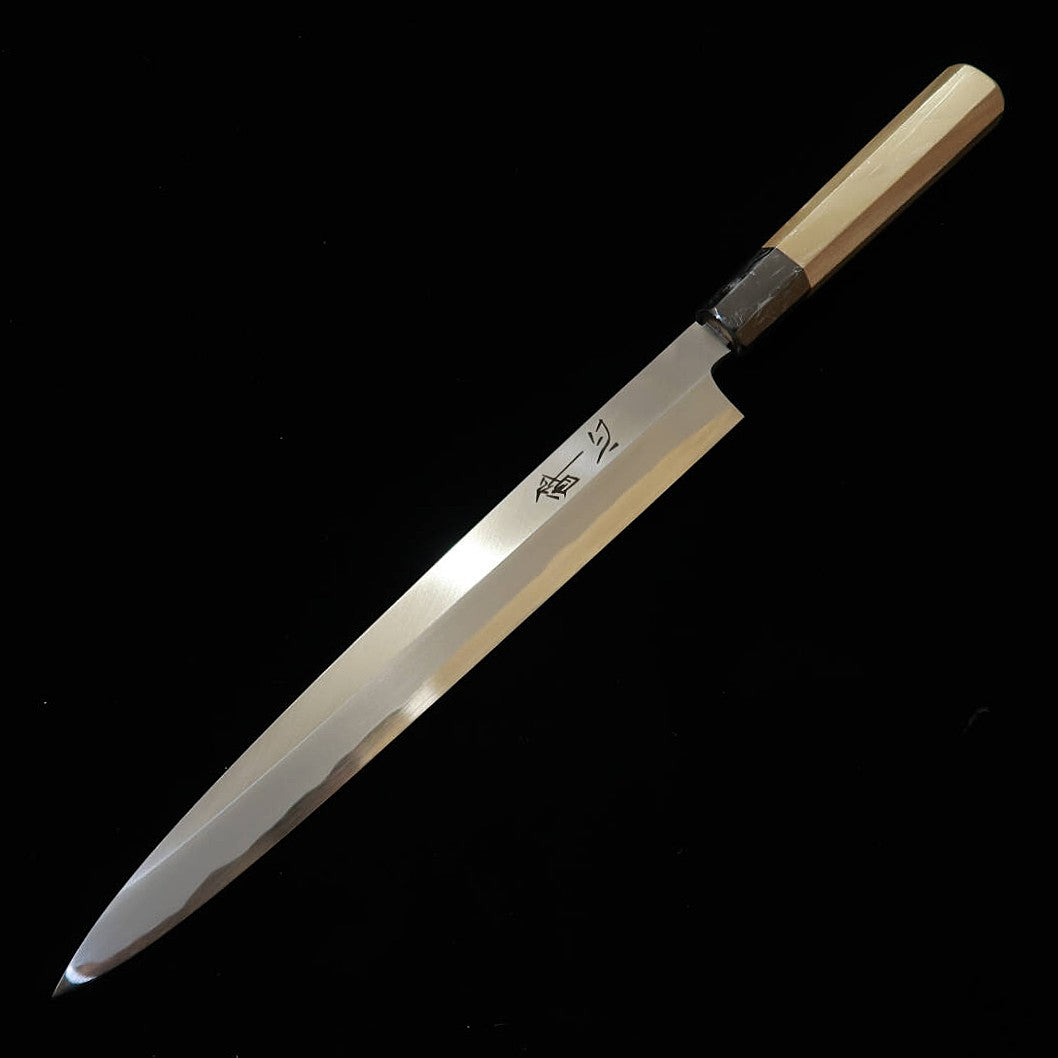 SUISIN Suisin Yanagiba acero Yasugi mango de magnolia tipo castaño (240-300 mm)