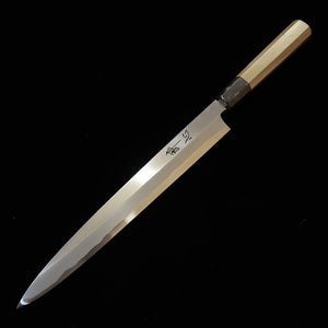SUISIN Suisin Yanagiba acero Yasugi mango de magnolia tipo castaño (240-300 mm)