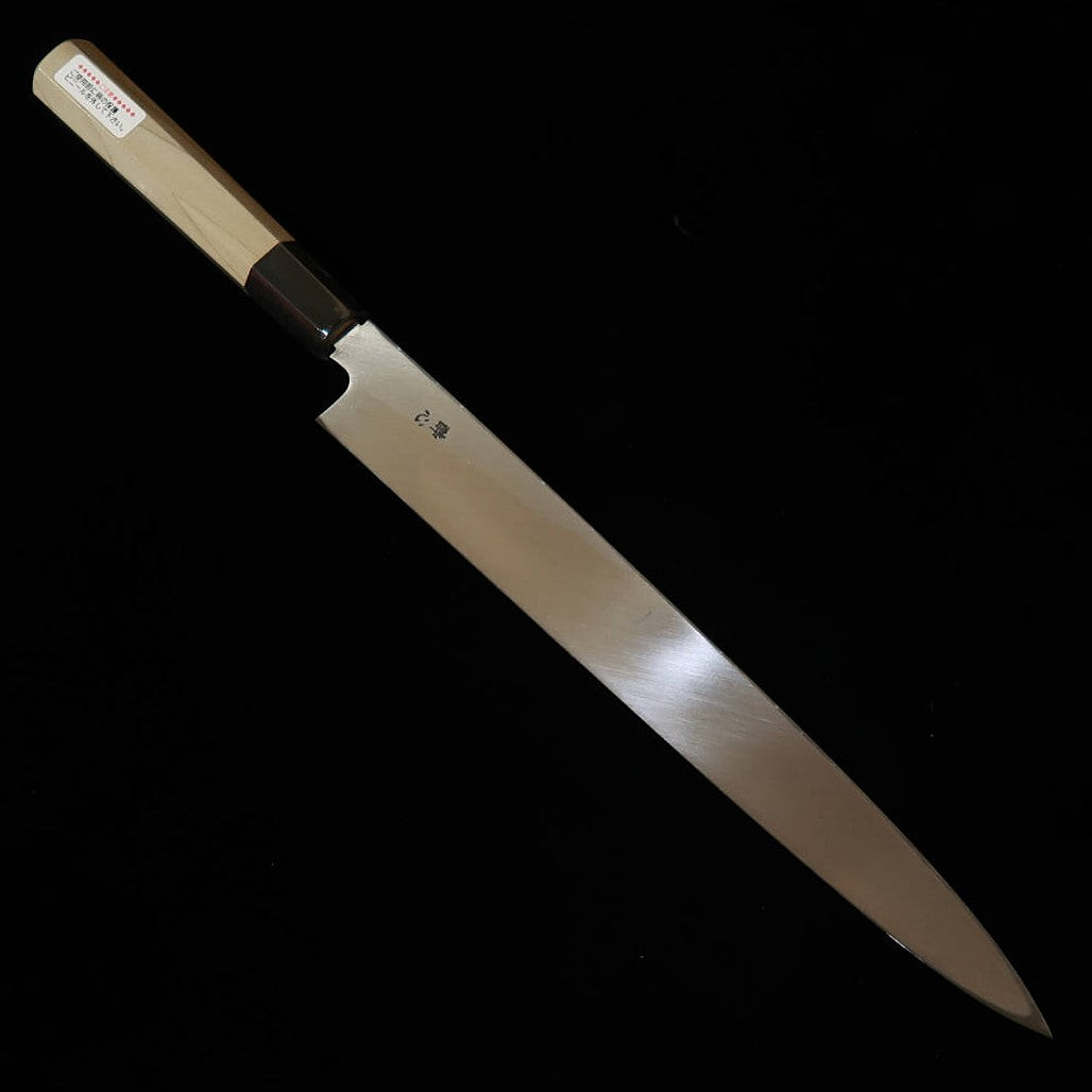 SUISIN Suisin Yanagiba acero Yasugi mango de magnolia tipo castaño (240-300 mm)