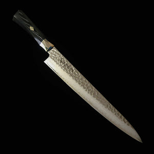 (New Standard) ZANMAI MCUSTA Supreme 3 Hammered Slicer, Black (240/270mm)