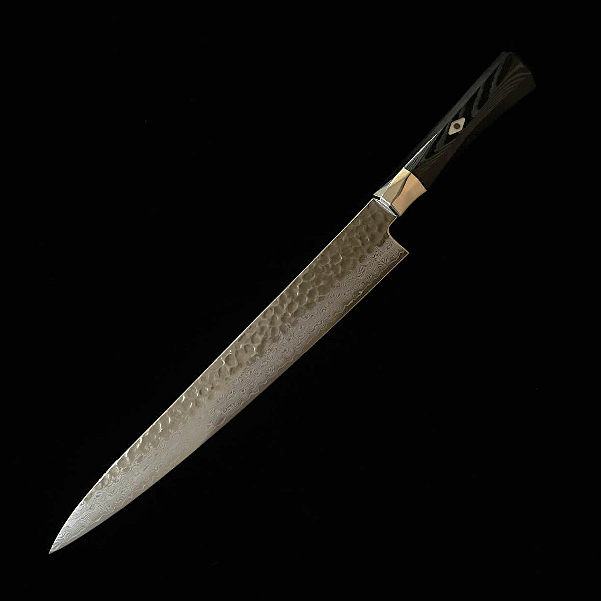 【新定番】三昧MCUSTA ZANMAI シュプリーム3 鎚目 筋引  黒（240/270mm）