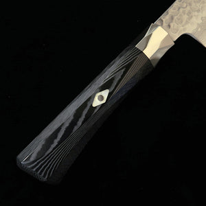 【新定番】三昧MCUSTA ZANMAI シュプリーム3 鎚目 筋引  黒（240/270mm）