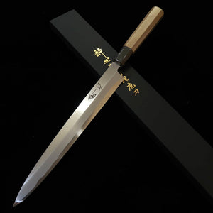 SUISIN Suisin Yanagiba acero Yasugi mango de magnolia tipo castaño (240-300 mm)
