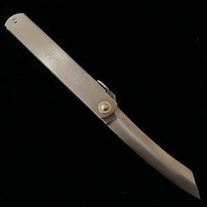 Higonokami HIGONOKAMI VG10 san-mai, tamanho extra grande, cabo prateado (120 mm)