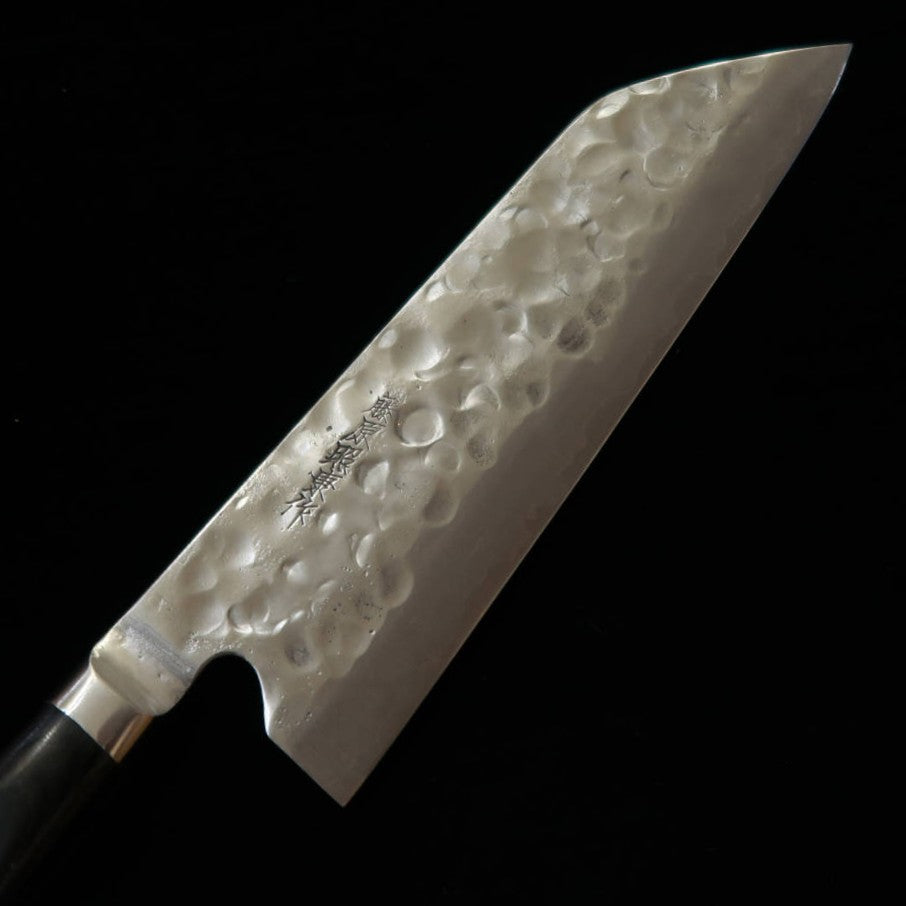 Teruyasu Fujiwara TERUYASU FUJIWARA Santoku Maboroshi no Meitō Shirogami #1 martelado (165/180 mm)