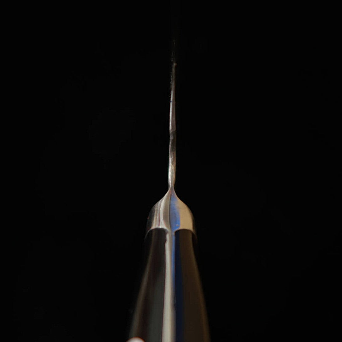 Teruyasu Fujiwara TERUYASU FUJIWARA Santoku Maboroshi no Meitō Shirogami #1 martelado (165/180 mm)