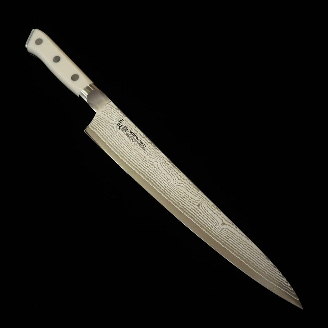 [Nouvelle référence] MCUSTA ZANMAI – Classic 3 Damas, sujihiki, manche Corian (240/270 mm)