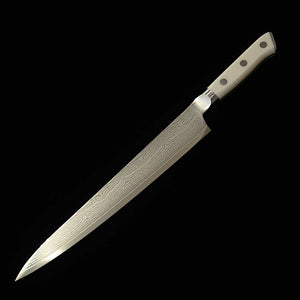 [Nouvelle référence] MCUSTA ZANMAI – Classic 3 Damas, sujihiki, manche Corian (240/270 mm)